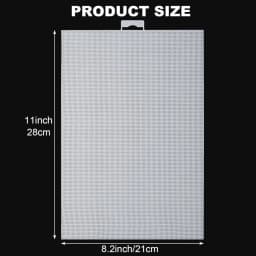 28x21CM DIY Handmade Plastic Sheet Plastic Mesh Canvas Sheets Eye Mesh for Embroidery Acrylic Yarn Crafting Crochet Projects