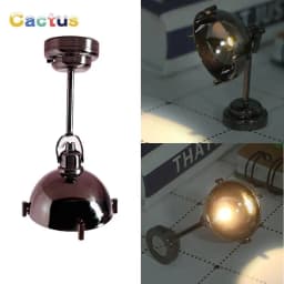 1PCS 1/6 1/12 Scale Dollhouse Lights Miniature LED Wall Sconce Lamp Battery Operated With ON/OFF Switch Lighting Accessories