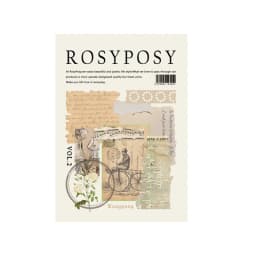 Rosy Posy 20 Page Notebook Sticker Set INS Style Vintage Cartoon Bear Decoration Stickers Post Diary Journal Album Gift A6786