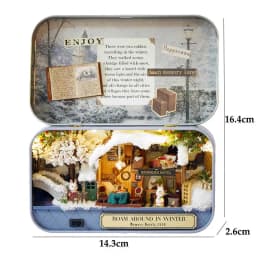 DIY Box Theater Kit 3D Wooden Dollhouse Mini Doll House Kit 3D Puzzle Assembly Making Room Toys Home Decorations For Adults Gift