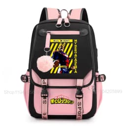 My Hero Academia Anime Print Student Backpack Lightweight Casual Daypack for Girls School Travel
