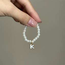 For Mini Labubu Pendant Accessories Letter Pearl Necklace For 4.0 Labubu Pin for Love Series Doll Accessories Dolls' Decoration