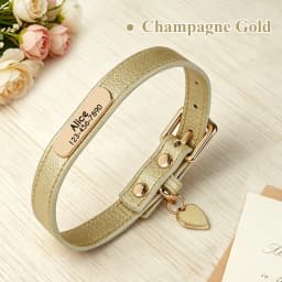 Personalized PU Leather Dog Collar Free Custom Dog Name Collars Pet Puppy Necklace With Cute Tag Soft For Small Medium Dogs Cats