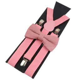 Adjustable Elastic Leather Suspenders Bowtie Set Men Women Sage Green Braces Straps For Wedding Y-Back Shirt Accessories Gift