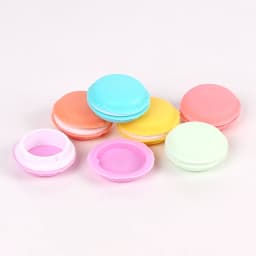 6Pcs Macaron Jewelry Box 6 Color Mini Rings Earrings Storage Box Travel Cosmetic Organizer Case Pill Container