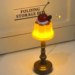 Pudding Creative LED Desk Lamp Cute Night Light Bedroom Eye Protection Lamps for Bar Room Home Decor Atmosphere Light Kids Gifts