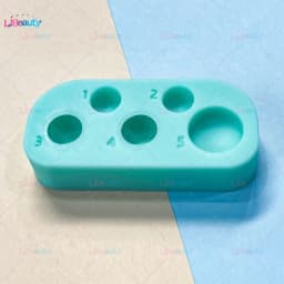 Libeauty 1 Pc Mini Silicone Palette 5 or 6 Function Tray For Lash Lift And Tint Brow Lamination Eyelashes Perm Pads Makeup Tools