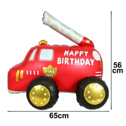 Jumbo Fireman Sam Balloons Fire Truck Foil Ballons Firefighter Themed Birthday Party Decortions Baby Shower Fire Engine Ballons