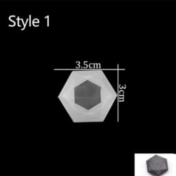 1pcs 3D Diamond Shape Necklace Pendant DIY Epoxy Tools Jewelry Accessorie Epoxy Silicone Resin Mould For Jewelry Accessories