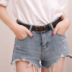New Rectangle Pin Buckle PU Leather Belt For Men Women All-match Black Adjustable Long Waist Belts Unisex Jean Pants Straps
