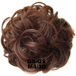 Zolin Synthetic Messy Curly Hair Bun Scrunchie Chignon Donut Elastic Rope Rubber Band Hair Bun Pad Updos Hairpiece