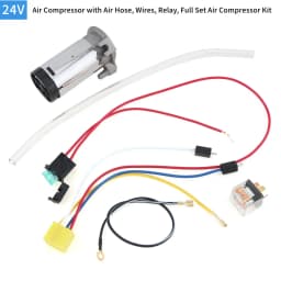 12V /24V Universal Car Air Horn Pump Loud Car Truck Vehicle Train Motorcycle Siren Horn Multi-tone Claxon Horns Air Compressor