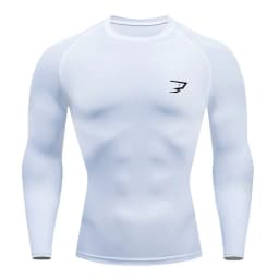 New Men's Short Sleeved T-shirt Compressed Quick Drying Breathable Training Tees Fitness Jujitsu Rashguard Top Gym Sport Shirts