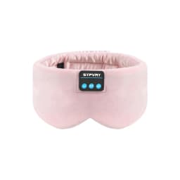 Soft Sleep Mask Bluetooth Wireless Headphones, Sleeping Headphones Adjustable Music Eye Mask Silk for Sleeping Meditation