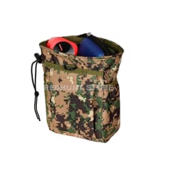 Tactical Molle Drawstring Magazine Dump Pouch Utility Belt Fanny Waist Pack Holster Bag Hunting Ammo Pouch
