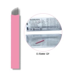 Nano Microblading Needles 0.15MM Tattoo Eyebrow Blades Microblade Embroidery Agulha Nanoneedles For 3D Hair Strokes 50PCS
