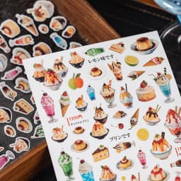 2 pcs Delicious Food Sticker Retro Hand Account Die cutting Sticker Pack Collage Journal Scrapbooking Stickers Office Stationery