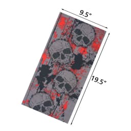 Skull Pattern Seamless Breathable Neck Warmer Gaiter Men Cycling Bandana Women Running Hiking Tube Scarf Sunshield Face Mask