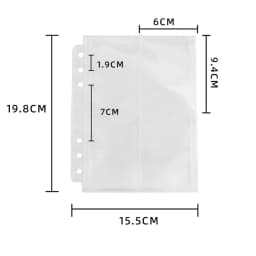 SKYSONIC A5 Binder Ring Collect Book Korea Idol Photo Organizer Journal Diary Agenda Planner Bullet Cover School Stationery