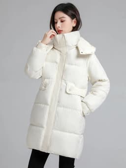 2025 New Women Warm Thicken Down Cotton Jacket Winter Women Long Cotton Coat Hooded Puffer Jacket Women Loose Plus Size Parkas