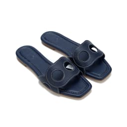 PG PATSY GARIS Niche Brand Women's Slippers Fashion Design Multifunctional Outdoor Style Women's Flat Slippers Solid Color