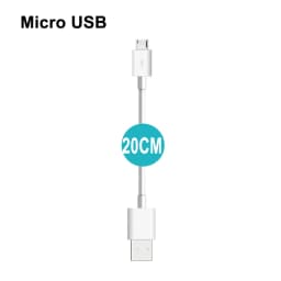20/10cm Ultra Short USB Type C Cable 3A Male USB A to Male Type-C Data Wire Cord for Samsung Huawei Xiaomi Fast Charging Cable