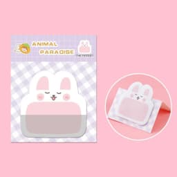 8 pcs/set,1-3-5 set Adhesive Kawaii Cartoon Animals Sticky Notes Notepad Memo Pad Stationery Sticker