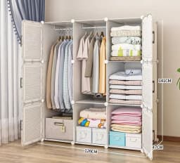 Aesthetic Display Wordrobe Partitions Dressing Rooms Space Saving Storage Waredrobe Organizer Women Vestidores Home Furniture