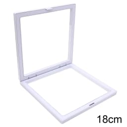 5Pcs 3D Floating Frame Jewelry Display Stand Shadow Box Ring Pendant Holder Stone Presentation Case Gift Box