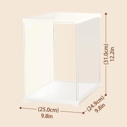 Robotime Rolife Dust Proof for All Miniature House Dollhouse Display Box Home Decoration Easy to Assembly