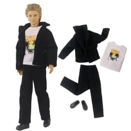 1 Set Doll Clothes Corduroy Outfit for 12 inch Ken Doll Many Style for Choice