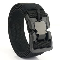New Quick Release Pluggable Buckle Sports Belt Breathable ElasticMen Belts For Men Elastic Pants Belt