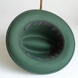 Dark Green Fedora Hat DIY fedora hat small turn-up men's hat retro jazz hat women's role-playing hat mens hat gorras para hom