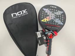 NOX AT10 ML10 3K 12K 18K 2023-2026 Padel Racket Carbon Fiber Surface with EVA Memory Flex Foam Core Lightweight Padel Racquet
