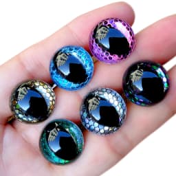 20pcs 3D Honeycomb Cat Safety Eyes For Crochet Toys Glitter Amigurumi Crafts Plush Doll Eyes DIY Toy Accessories