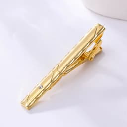 1Pcs Fashion Tie Clip for Men Copper Simple Bar Clasp Practical Mens Classic Tie Clips Clamp Pin Jewelry Necktie Wedding Gift