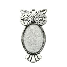 10pcs 18x25mm Inner Size Antique Silver Plated 31 Styles Cameo Cabochon Base Setting Charms Pendant Necklace Findings