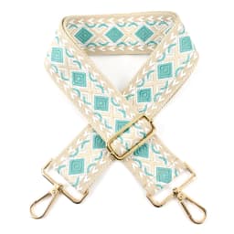 1P Deepeel 5cm Wide Handbag Straps Embroidered Bag Strap Shoulder Band Crossbody Webbing Adjustable DIY Sewing Accessories