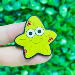 New 1-12pcs Cartoon Deep Sea Fish Turbot Hermit Crab Whale Starfish PVC Shoe Charms Sandals Shoes Decoration Slipper Accessories