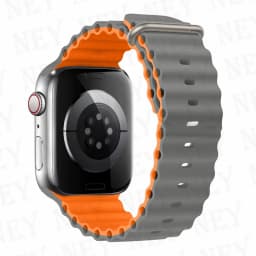 Ocean Band for Apple Watch Ultra 2 49mm 44mm 45mm 42mm 38/40/41mm silicone bracelet correa iwatch series 9 8 7 se 6 5 4 3 strap