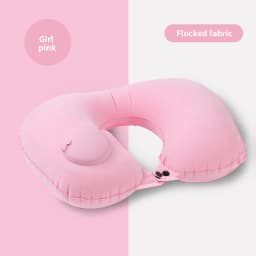 U Shaped Travel Pillow Super Light Portable Inflatable Neck Pillow Travel Airplane Cushion Office Sleep Essentials