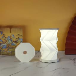 Mini Paper Lantern Night Light USB Charging Portable Foldable Book Lamp Bedroom Bedside Decor nightlight LED Table Light Gifts