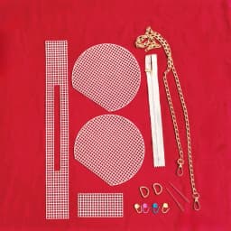 DIY Knitting Crochet Bags Kit Mesh Plastic Canvas Sheets Ribbon Set For DIY Craft Shoulder Bags Accessories Tool With Knitting