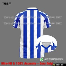 Men Red Retro Polo Collar Soccer Jersey 3D Print Short Sleeve T-shirt Breathable Football Training Tops Unisex Sports Streetw