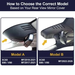 Fitcamx 4K Dash Cam for Volvo & Polestar 2, Compatible with XC60 XC90 XC40 C40 EX30 S90 V90 S60 V60 XC70 EC40, Night Vision