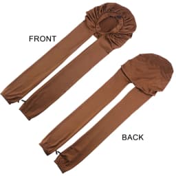 Women's Bonnet Satin Sleeping Hat Long Tail Braid Hair Night Sleep Cap Head Cover Bonnets Shower Caps For Sauna Bathing Bonnet