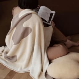 Chocolate Color Knitted Blanket Cream Ivory Knitted Blanket Geometric Throw Modern Sofa Bedding Fashion Home Decorations