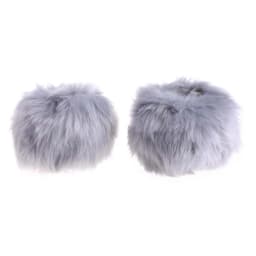 1 Pair Faux Fur Plush Windproof Cuff Sleeve Winter Women Wrist Sleeves Wristband Soft Elastic Wrist Slap On Cuffs Arm Warmer