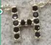 DOREMI 6mm/9mm Letters Name Crystal Necklace Initial Name Necklaces Personalized Dainty Custom Necklace Nameplate Chains