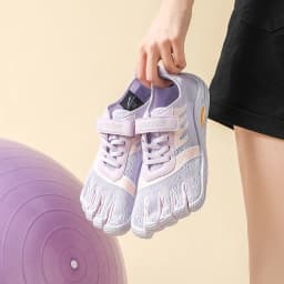 Mesh Five-Finger Athletic Shoes, Lightweight Design for Yoga, Functional Training & Indoor Adventures